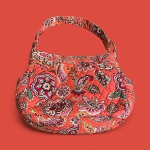 Vera Bradley Colorful Paisley Quilted Shoulder Bag 10 X 12 “ GUC
